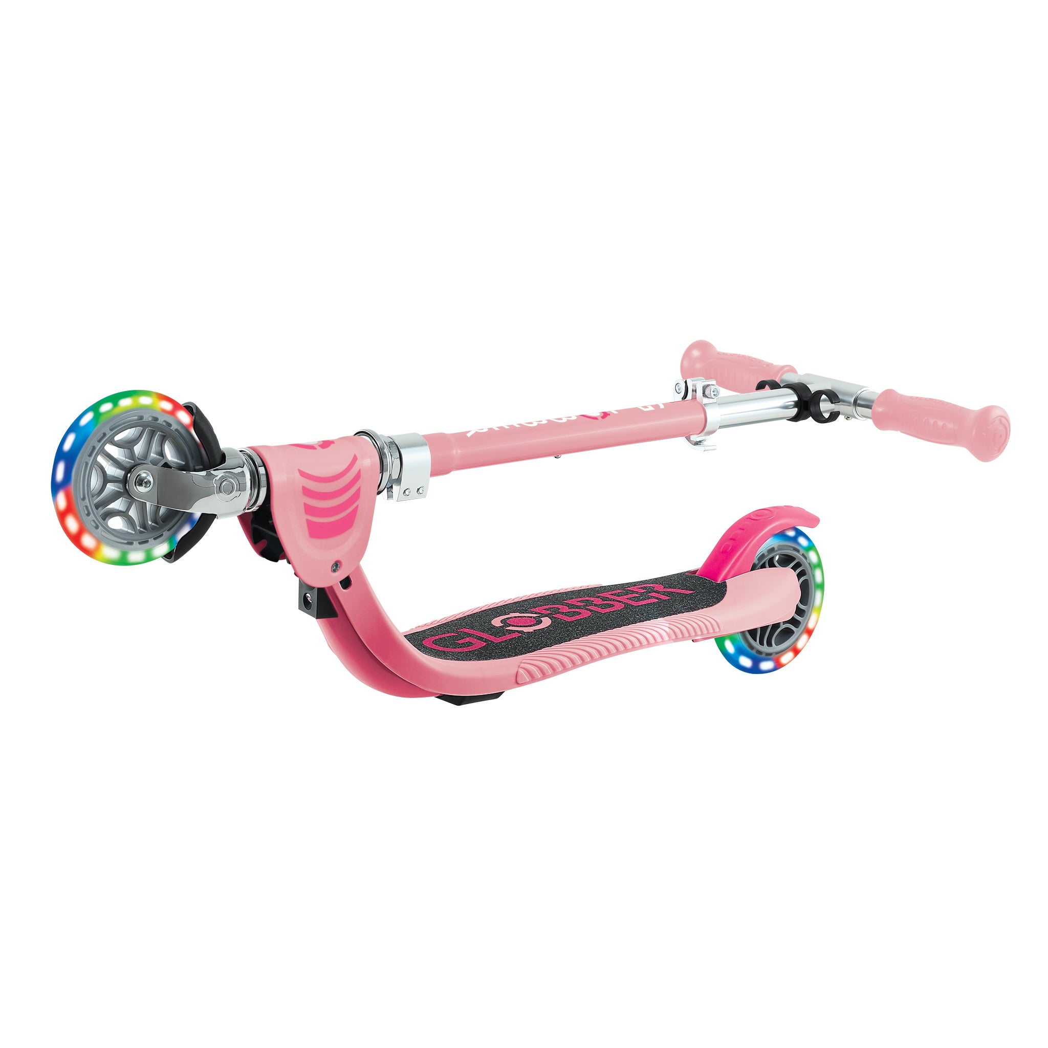 Globber Flow Foldable Junior Light Scooter - Pastel Pink (3Y+)