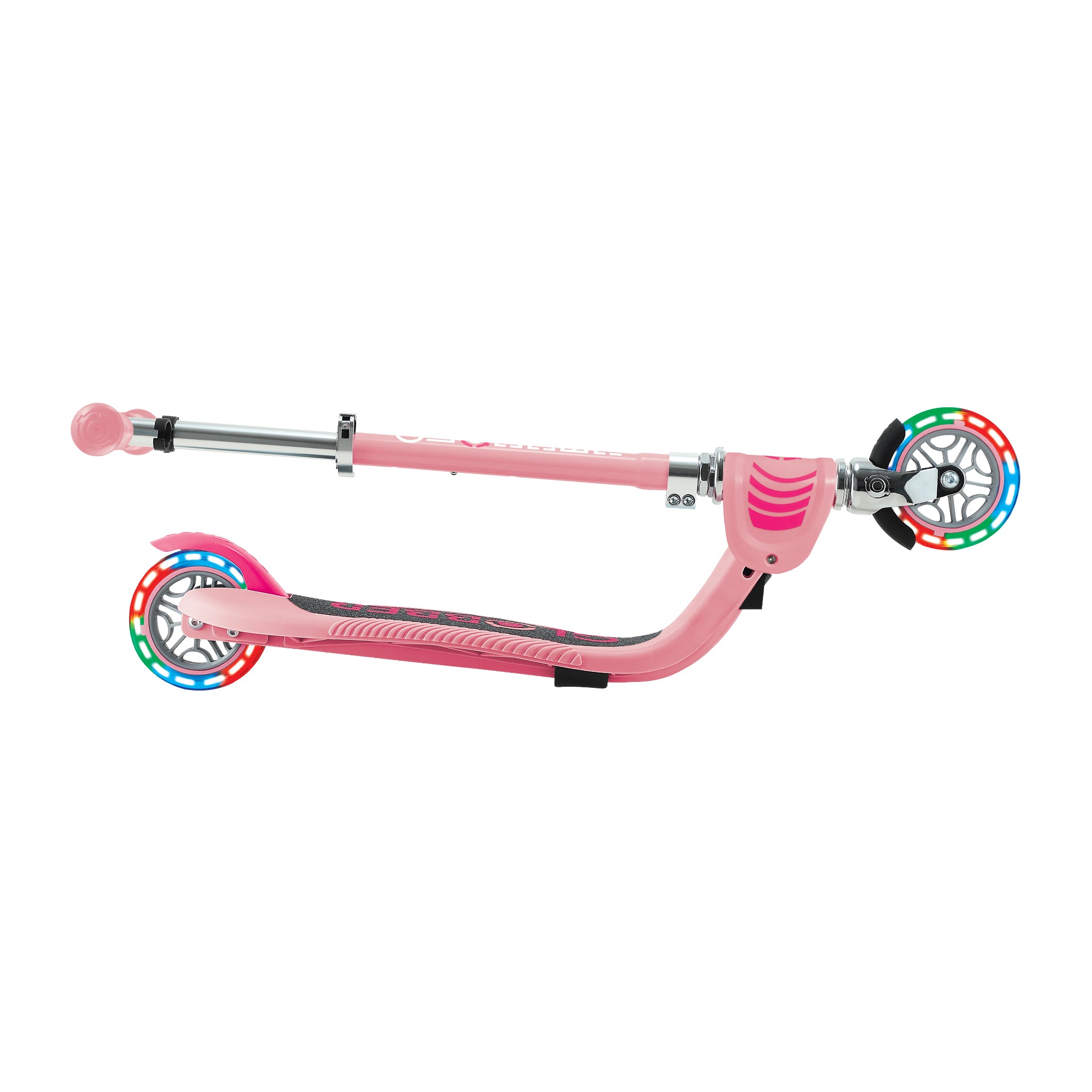 Globber Flow Foldable Junior Light Scooter - Pastel Pink (3Y+)