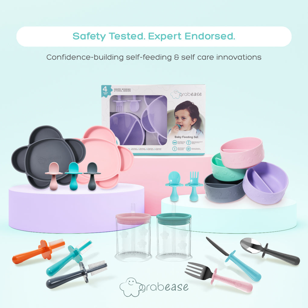 grabease-4-piece-self-feeding-set-mint-baby-nursery-grab-fs-893553