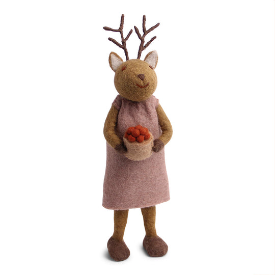 gry-sif-big-brown-girly-deer-w-berries-27cm