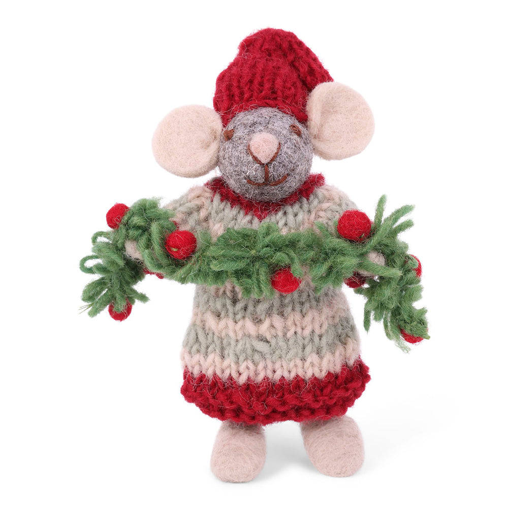 gry-sif-small-grey-mouse-w-garland-12cm