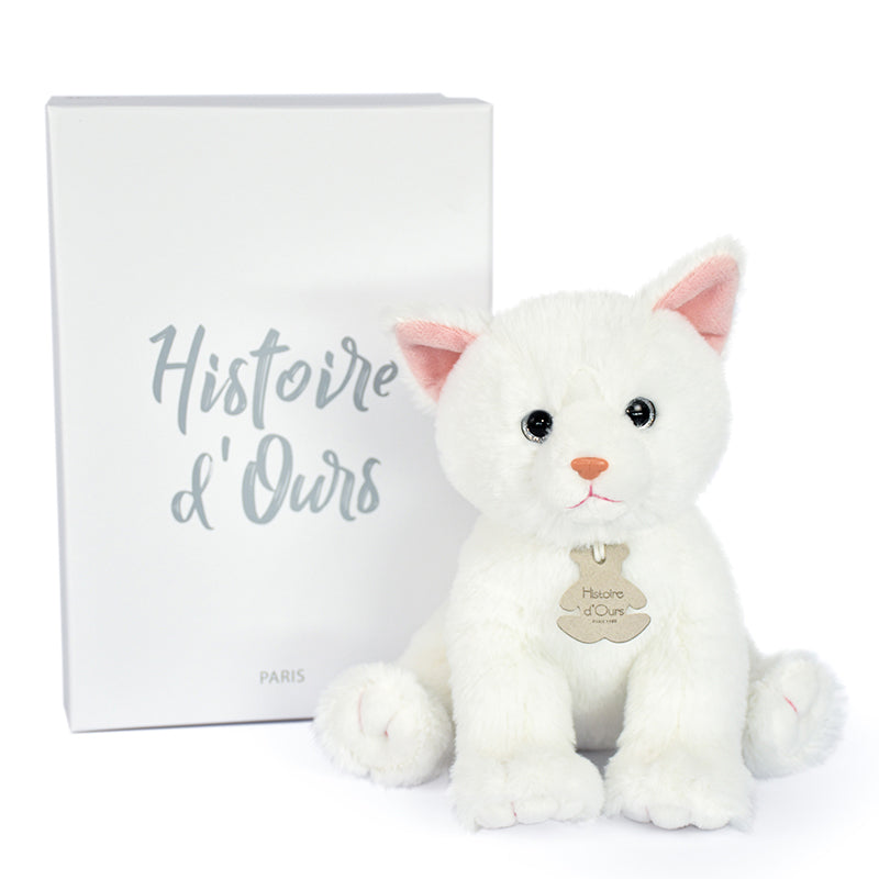 histoire-d-ours-baby-cat-white-18cm-hdo-ho3155