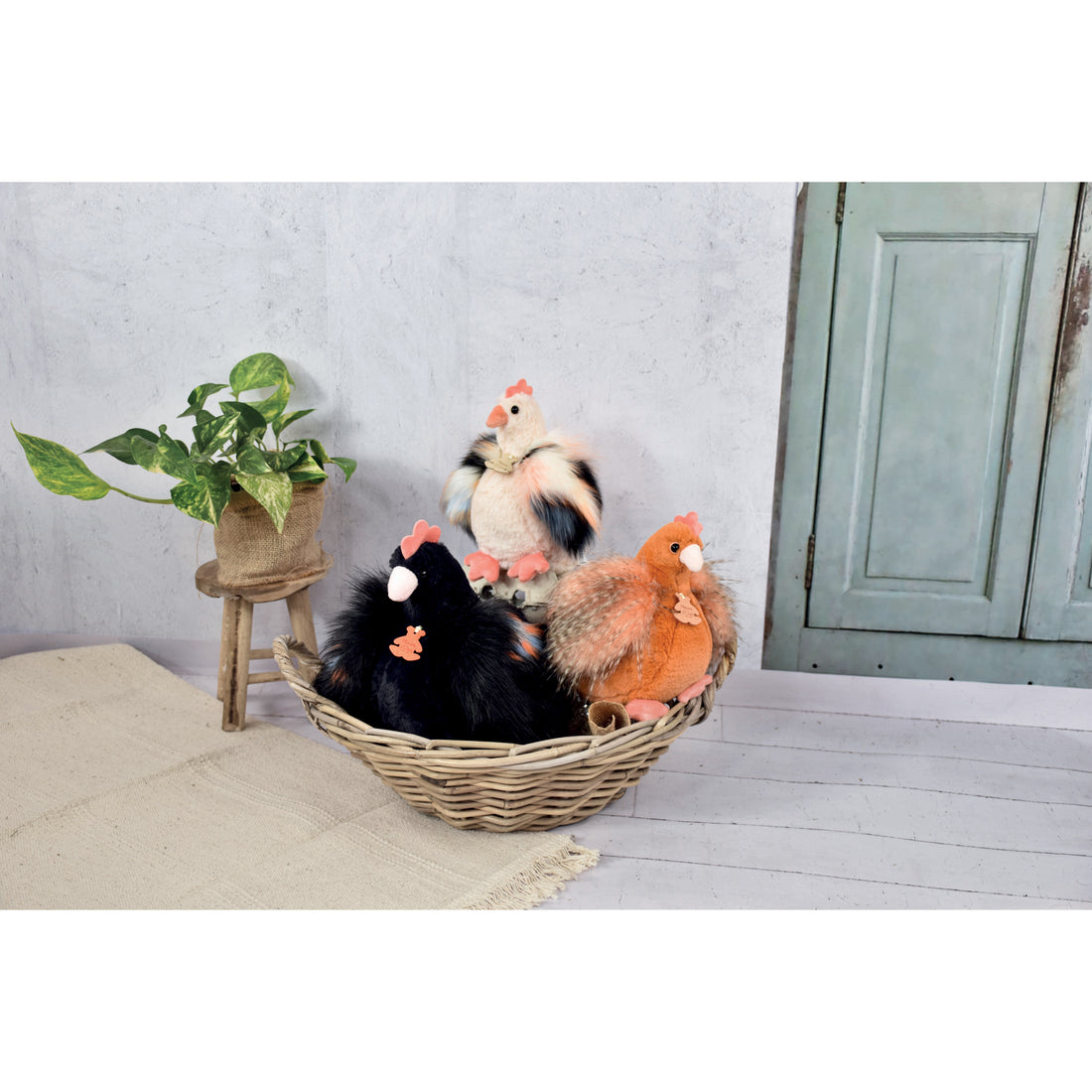 histoire-d-ours-poulette-orange-naranja-arancio-20cm-hdo-ho3161