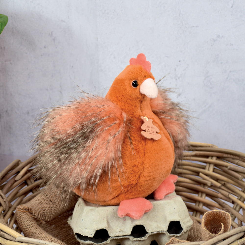 histoire-d-ours-poulette-orange-naranja-arancio-20cm-hdo-ho3161