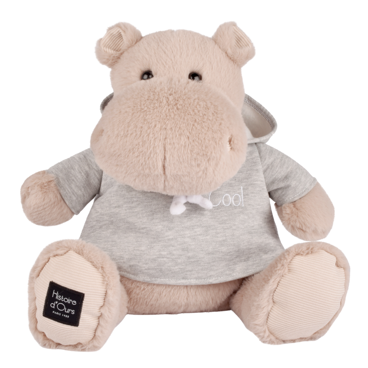 Histoire d'Ours Hippo Beige with Sweet 45cm