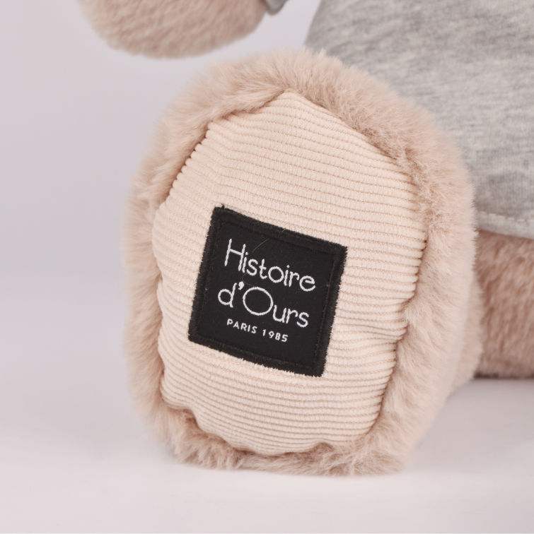 Histoire d'Ours Hippo Beige with Sweet 45cm