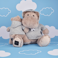 Histoire d'Ours Hippo Beige with Sweet 45cm