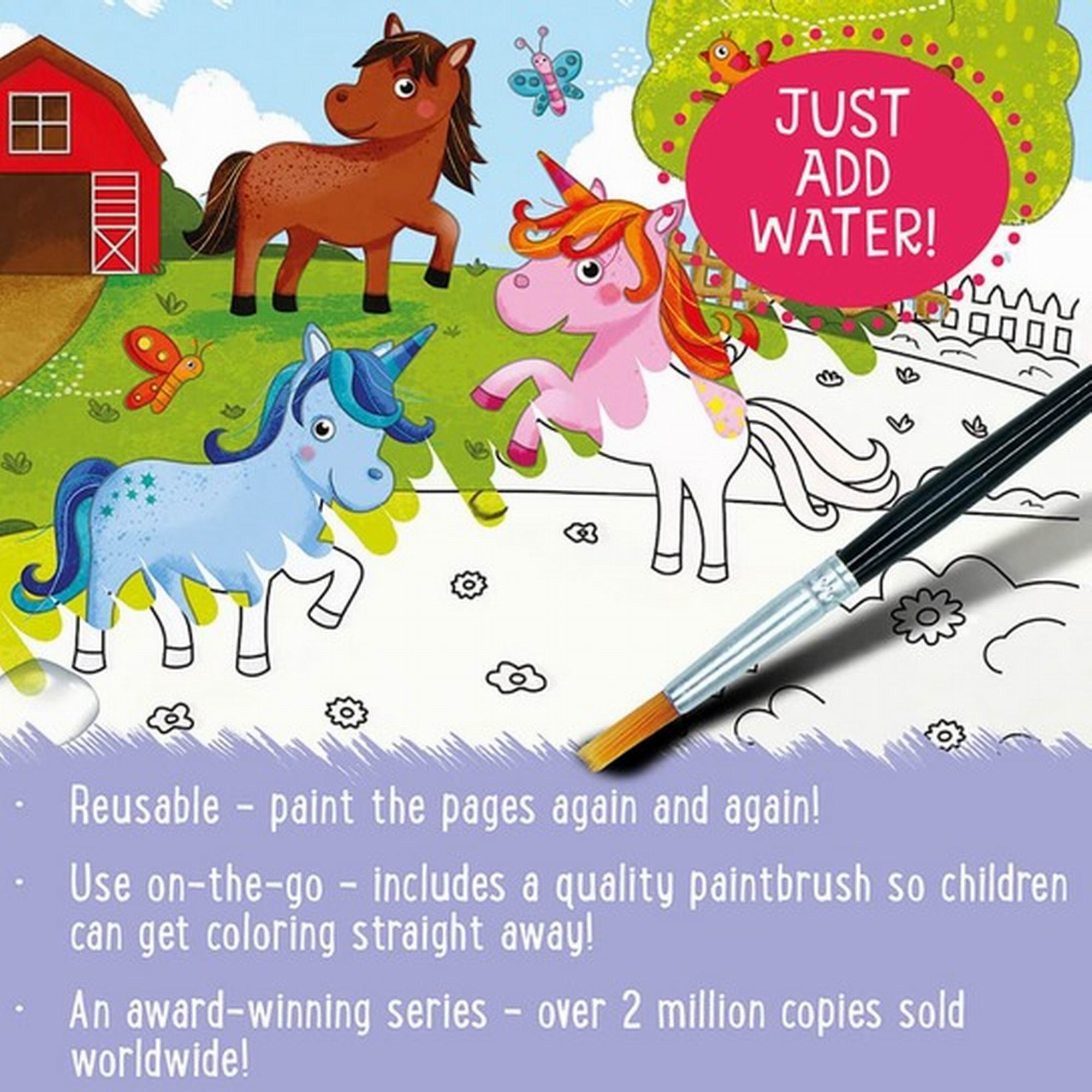 house-of-marbles-horses-unicorns-magic-water-play-toy-stationery-book-hom-402952-05