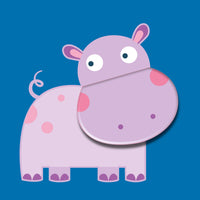 House of Marbles Soft Peekaboo Hippo Book