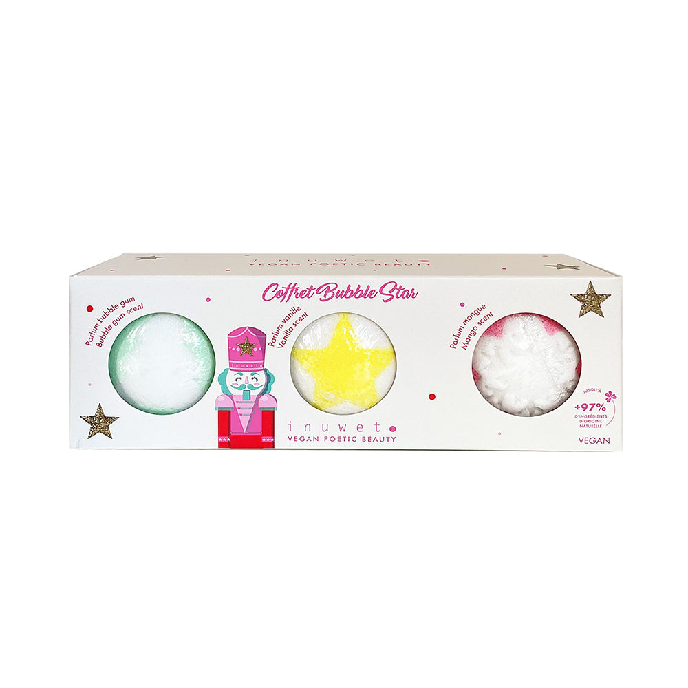 inuwet-bubble-star-coffret-3-boules-de-bain-noel-2025