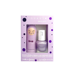 Inuwet Duo Purple: Lipbalm B07 + Nailpolish V04