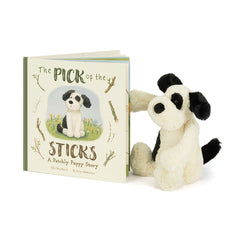 jellycat-the-pick-of-the-sticks-book-and-bashful-black-&-cream-puppy-medium-jell-setbk4pts