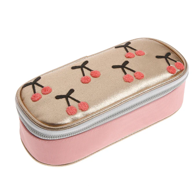 jeune-premier-pencil-box-cherry-pompon-7x10x22cm-jeup-pb023127
