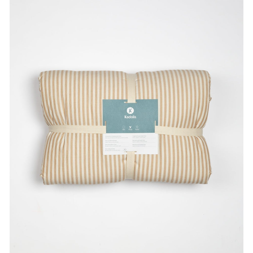 kadolis-faro-quilted-blanket-100x140cm-amber-stripes-kado-couv100140amb