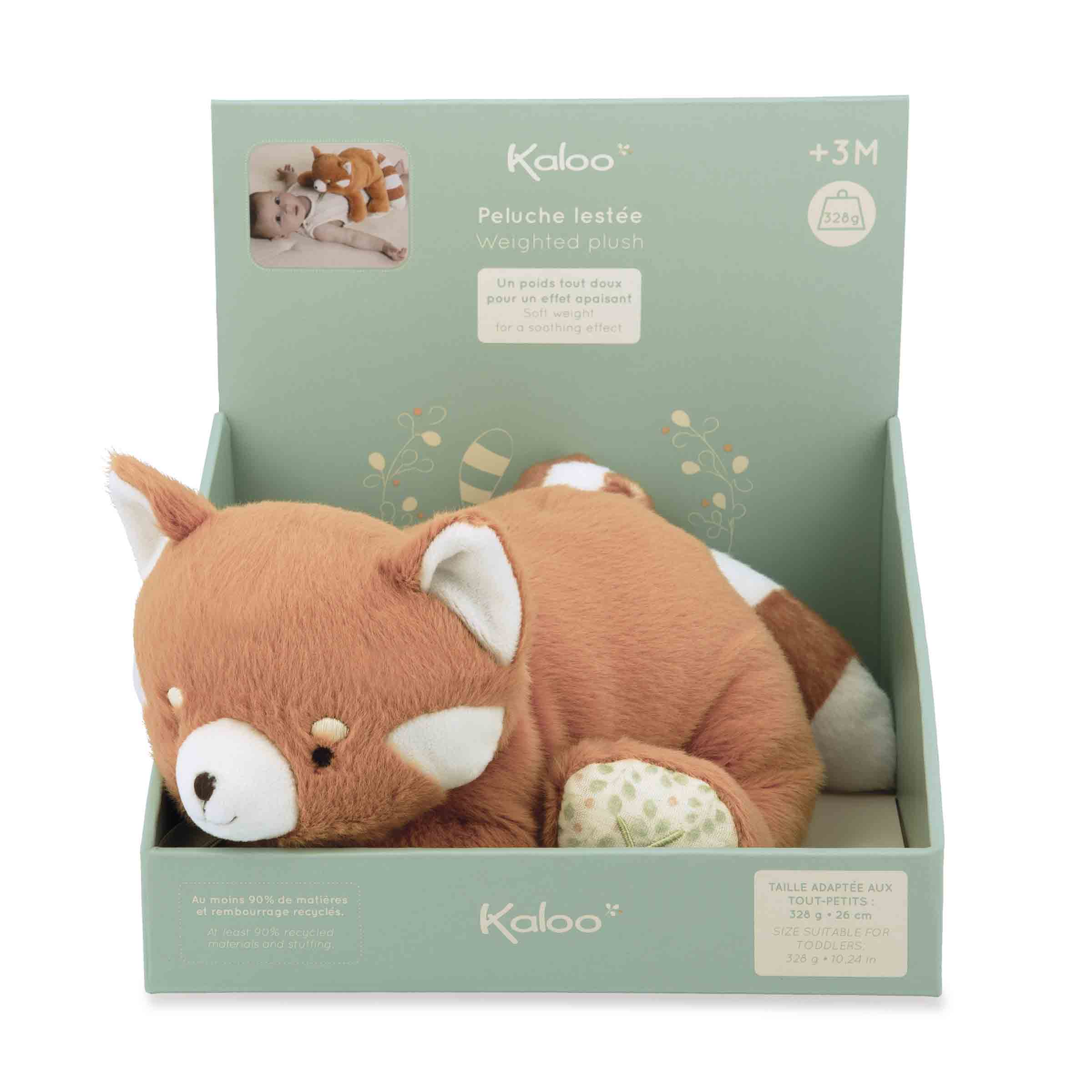 kaloo-weighted-red-panda-plush-kalo-k206002