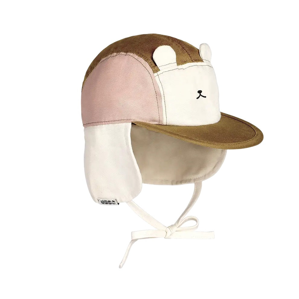 ki-et-la-camper-cap-anti-uv-bear-brown-natural-pink-kiet-kcb1bnp