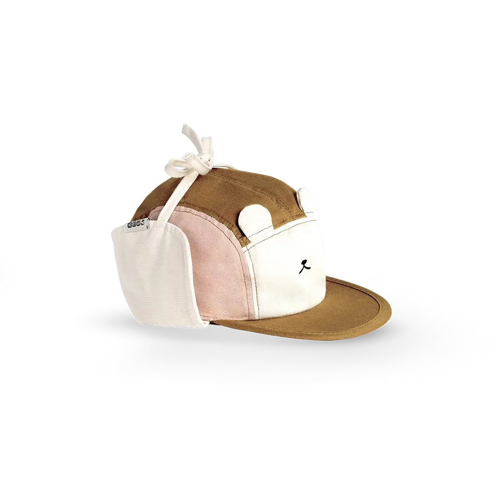 ki-et-la-camper-cap-anti-uv-bear-brown-natural-pink-kiet-kcb1bnp