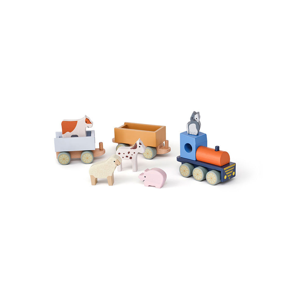 Create Animal Train Kid's Concept Farm Animal Train – Petit Bazaar