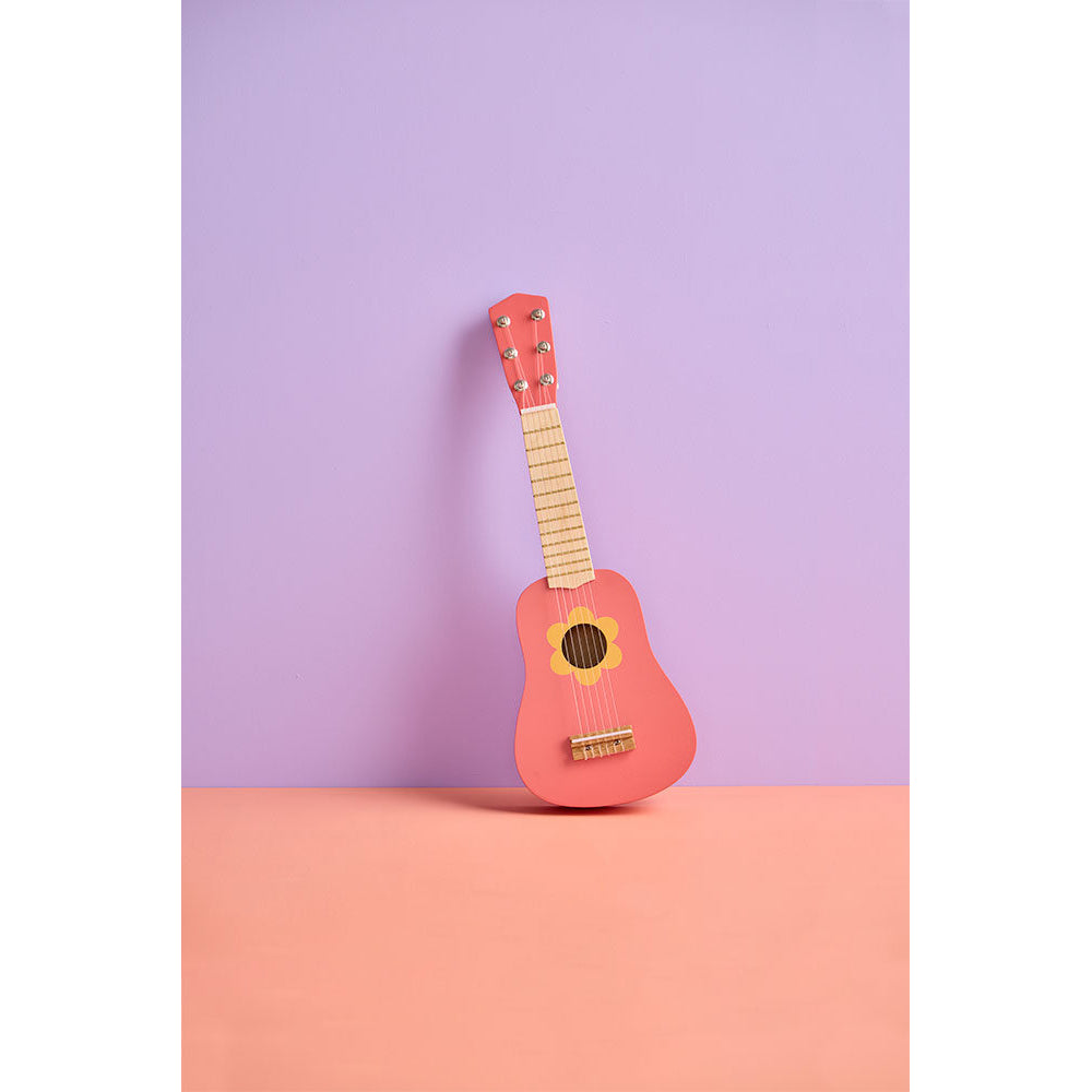kids-concept-guitar-flower-pink