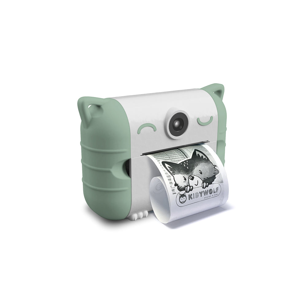 kidywolf-instant-camera-with-thermal-printer-green-kidw-kidyprint-gr