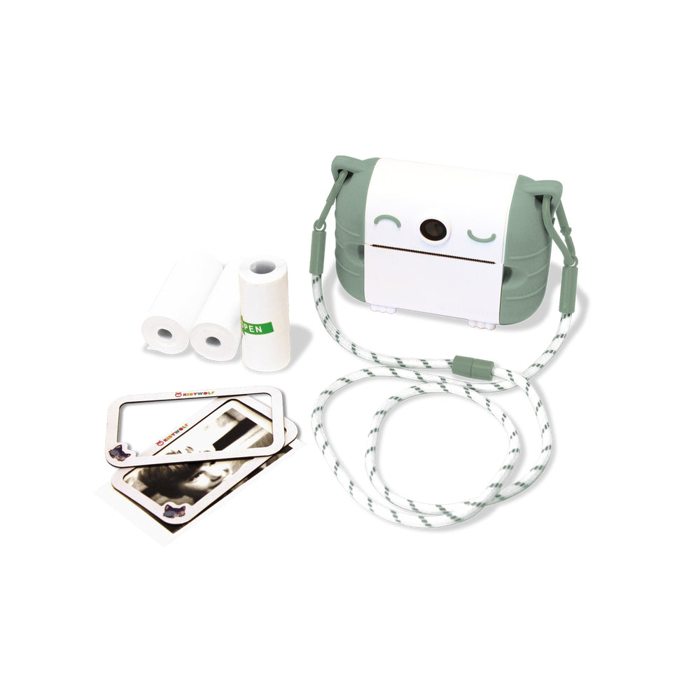 kidywolf-instant-camera-with-thermal-printer-green-kidw-kidyprint-gr