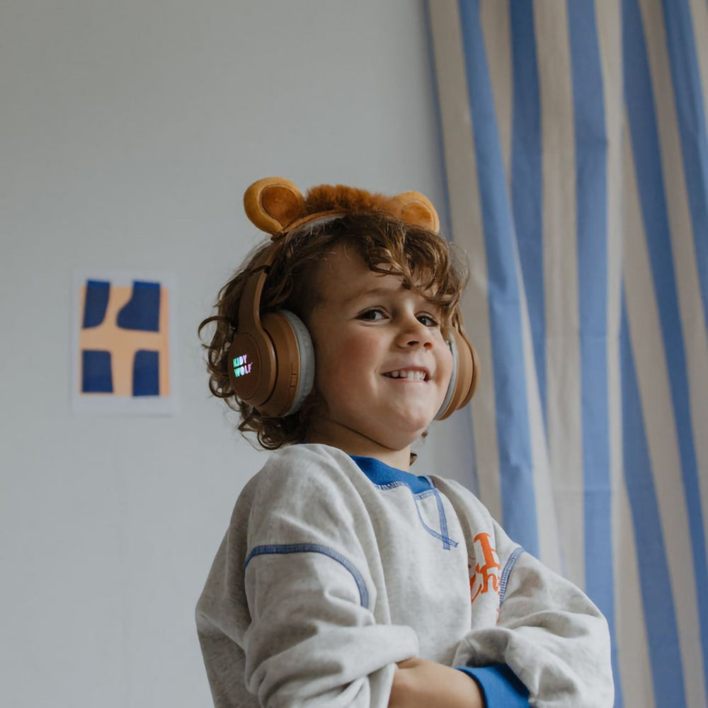 kidywolf-kidyears-animal-bluetooth-headphones-lion
