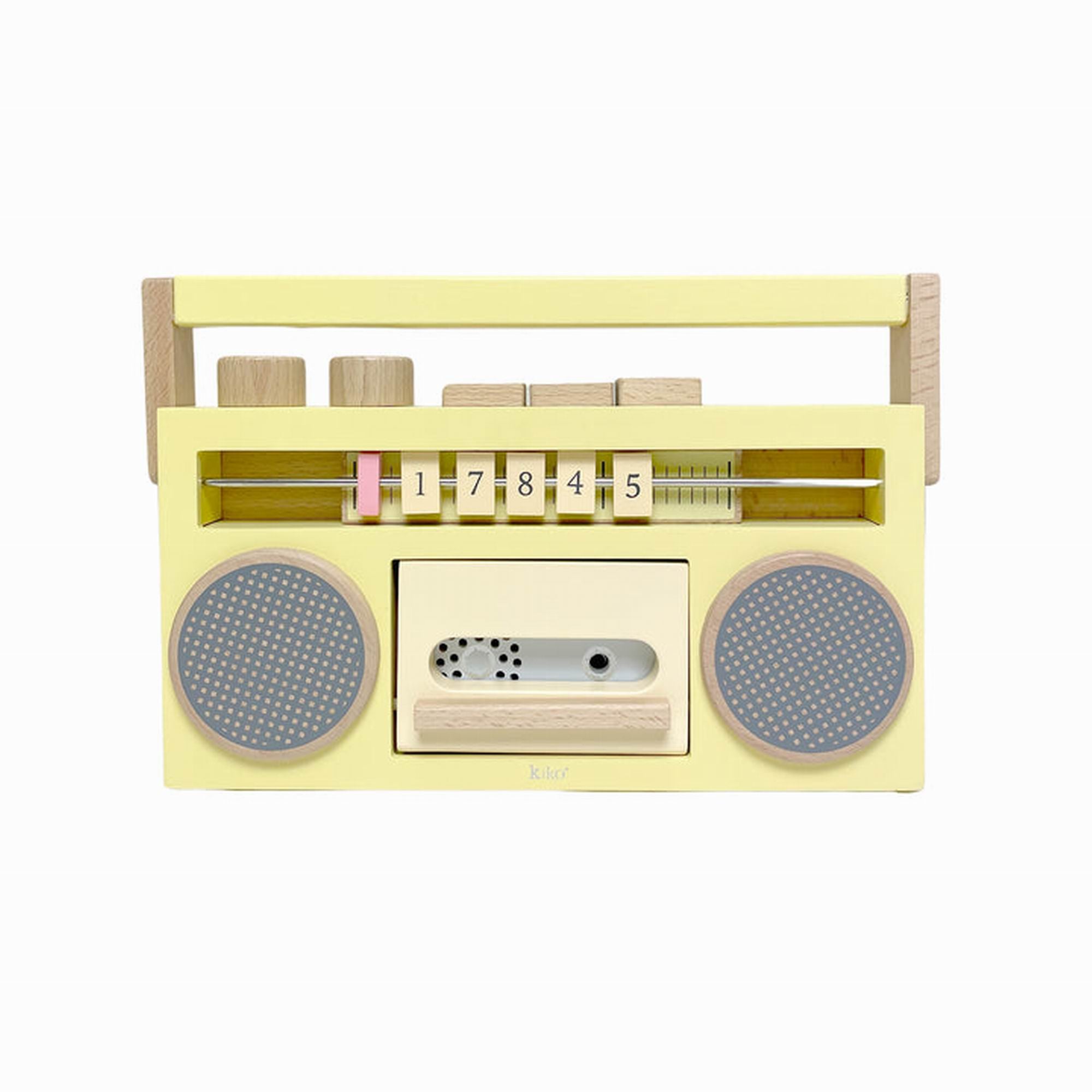 kiko-gg-tape-recorder-wooden-toy-recorder-yellow-play-toy-kukk-k034-yl-01