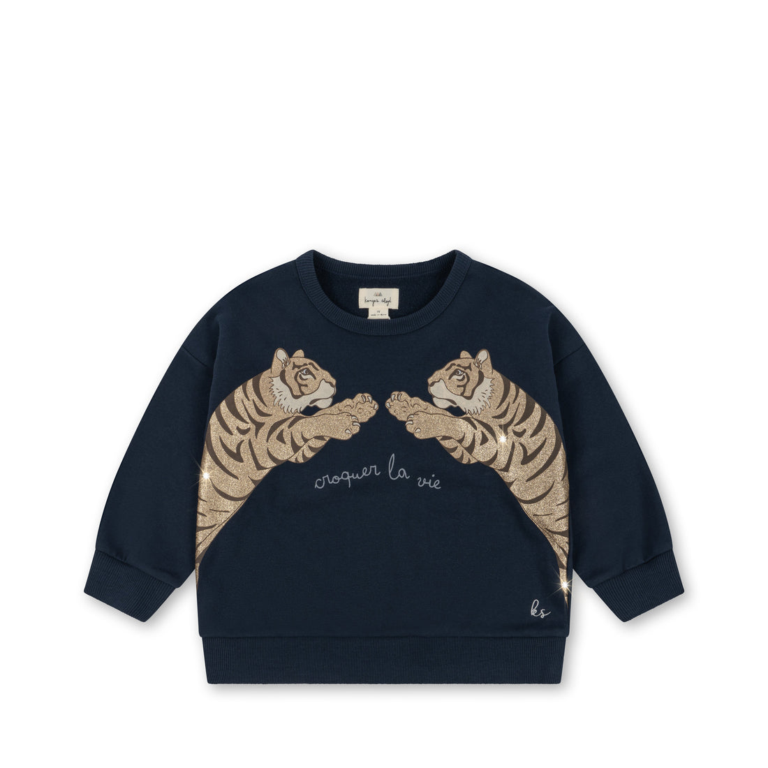 konge-sløjd-lou-sweat-shirt-gots-total-eclipse-kong-w23ks6430-te-2y