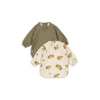 konges-sløjd-2-pack-dinner-bib-with-sleeves-sweet-and-sour-aloe-kong-s25ks102624-sasa-6-12m