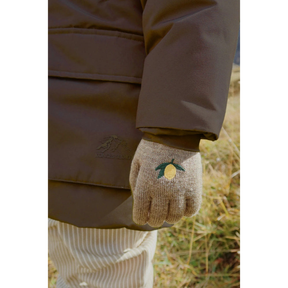 konges-sløjd-2-pack-filla-gloves-lemon-stripe-kong-w25ks103430-lst-2-4y