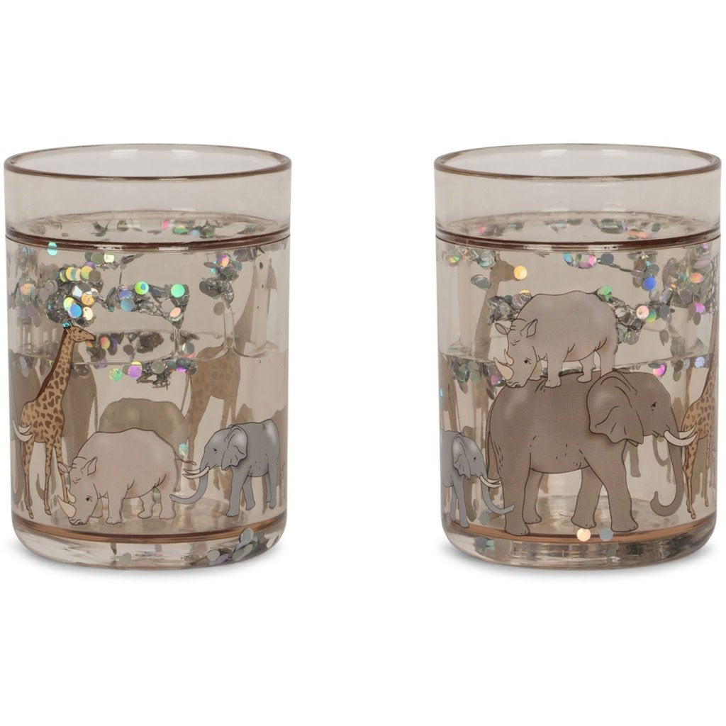 konges-sløjd-2-pack-glitter-cups-safari-one-size-kong-w23ks6303-safari-os