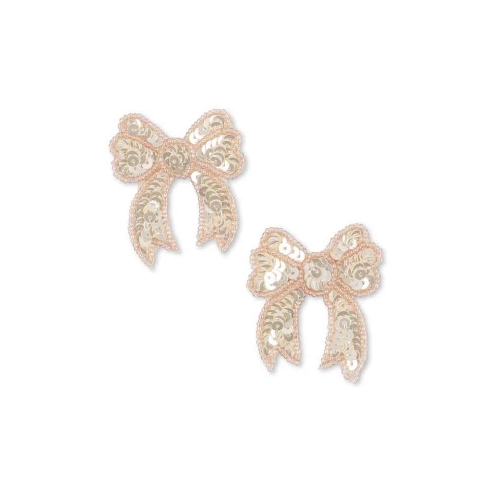 konges-sløjd-2-pack-sequin-bow-hair-clip-cameo-rose-one-size-kong-w25ks103649-cr-os