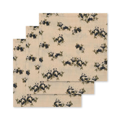 konges-sløjd-3-pack-muslin-cloth-gots-panda-nuit-os-kong-s24ks100038-pn-os
