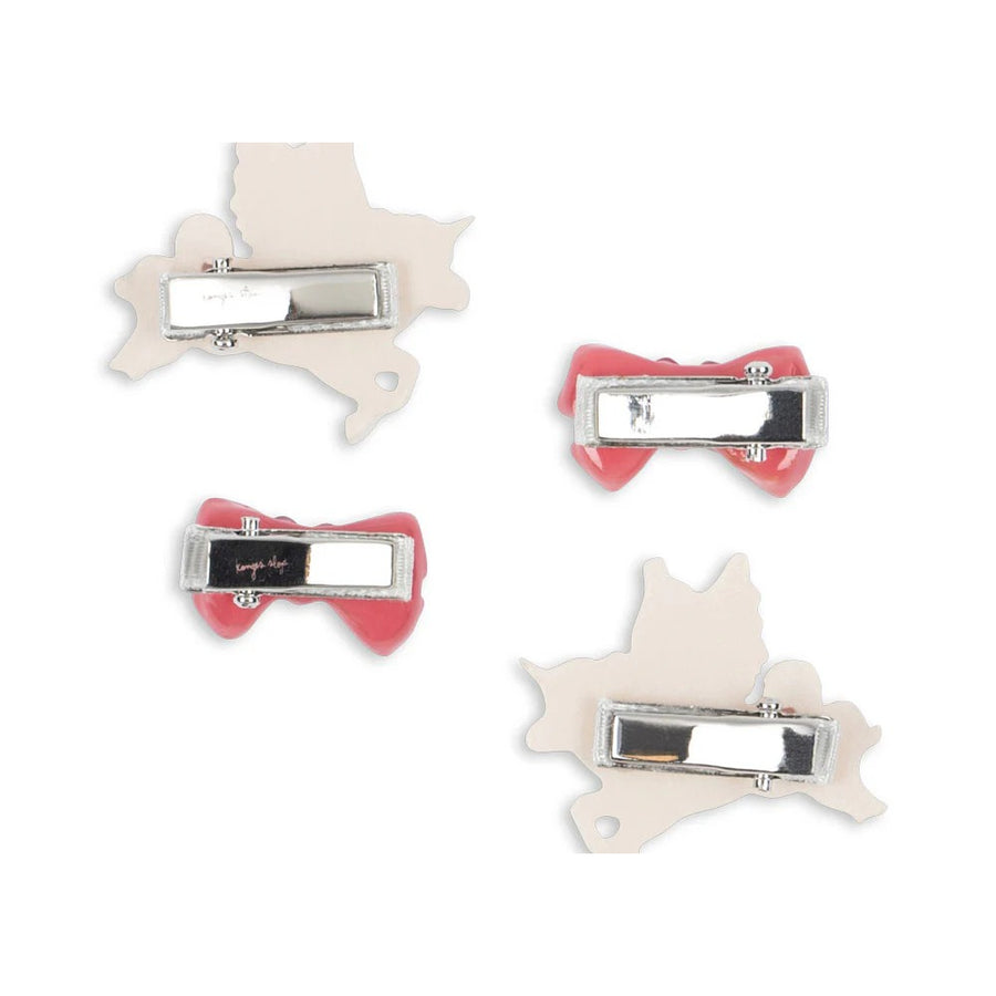 konges-sløjd-4-pack-unicorn-bow-hair-clip-multi-kong-w25ks103662-multi-os