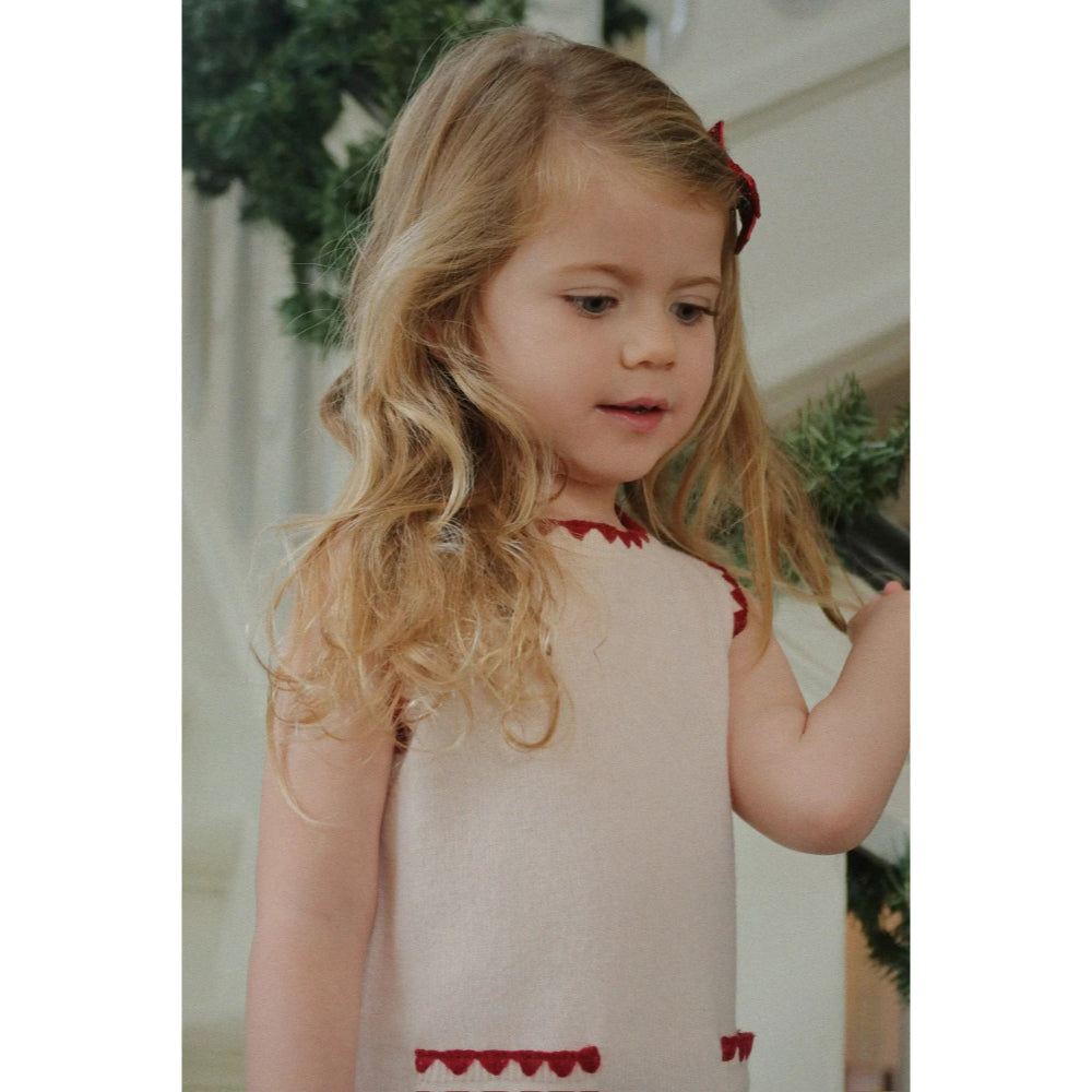 konges-sløjd-6-pack-micki-bow-hair-clips-red-green-kong-w25ks104188-redg-os