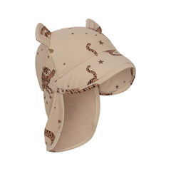 konges-slojd-aster-bear-sun-hat-grs-tiger-kong-s24ks100740-tiger-12-18m
