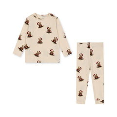 konges-sløjd-basic-blouse-pants-set-gots-christmas-teddy-kong-w23ks6334-ct-2y