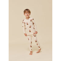konges-sløjd-basic-blouse-pants-set-gots-christmas-teddy-kong-w23ks6334-ct-2y