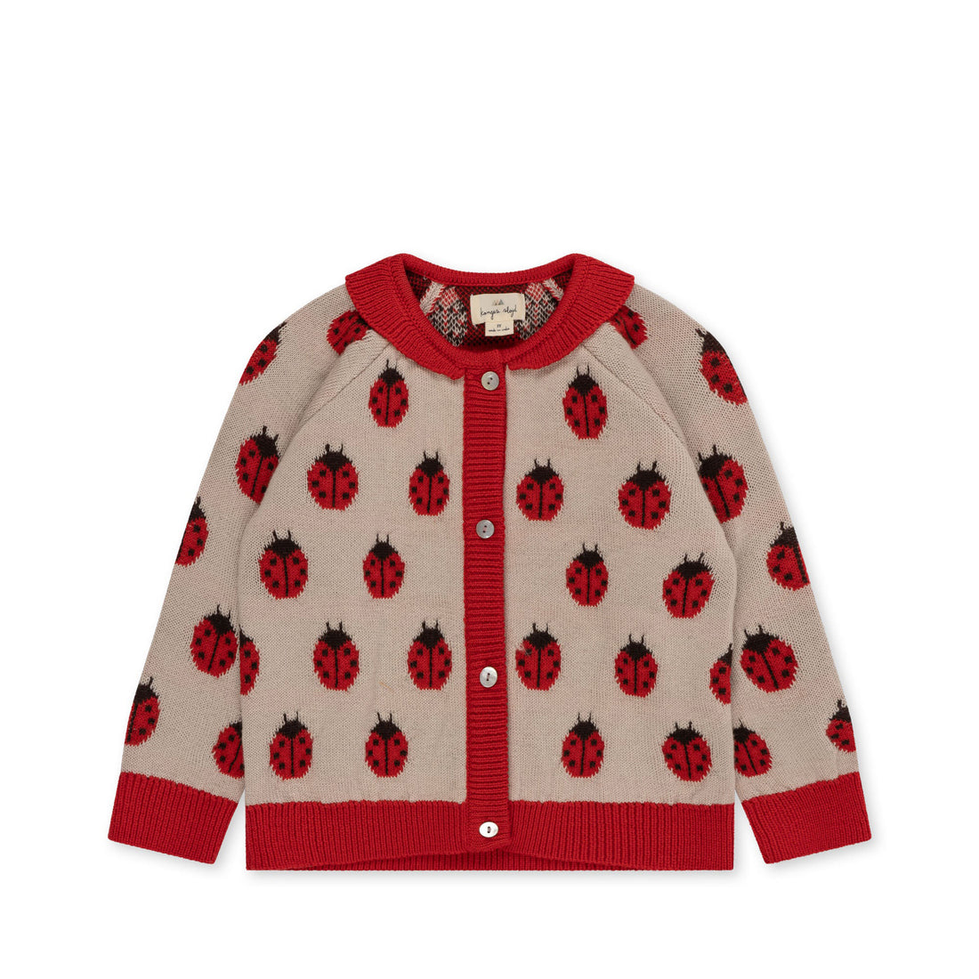 konges-sløjd-belou-knit-cardigan-ladybug-kong-w23ks6077-lb-12m