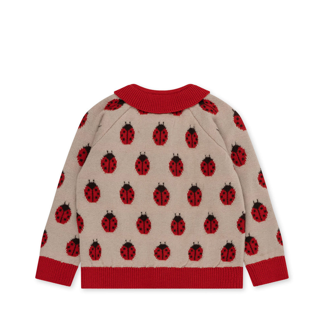 konges-sløjd-belou-knit-cardigan-ladybug-kong-w23ks6077-lb-12m