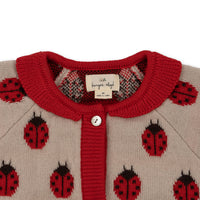 konges-sløjd-belou-knit-cardigan-ladybug-kong-w23ks6077-lb-12m