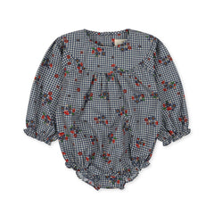 konges-sløjd-bibi-romper-blossom-check-kong-w23ks5910-blc-3m