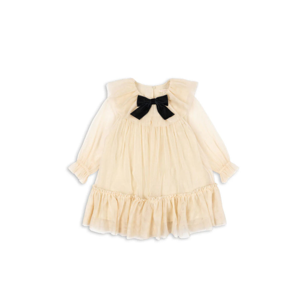 konges-sløjd-bow-dress-parchment-kong-w25ks104240-parch-2y