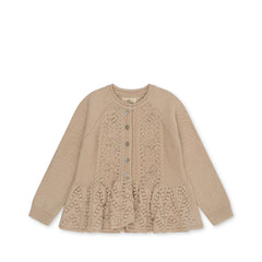 konges-sløjd-cabby-frill-cardigan-almond-milk-kong-w23ks5923-am-3y