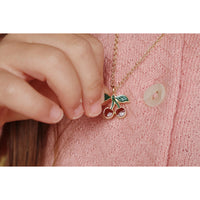 konges-sløjd-cherry-jewelry-set-gold-kong-w25ks102943-gold-os