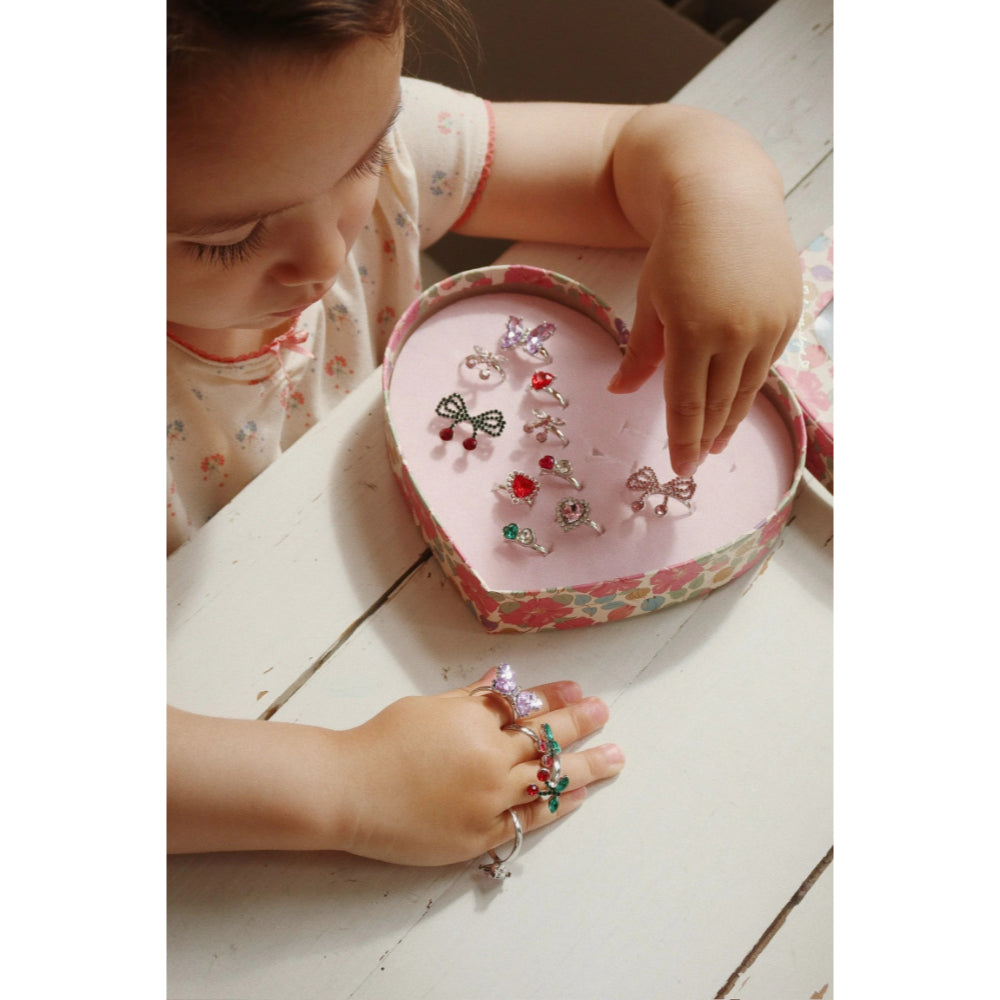 konges-sløjd-dreamy-ring-set-14pcs-multi-kong-w25ks103255-multi-os