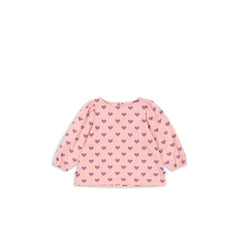 konges-sløjd-drey-slit-blouse-gots-hortensia-coeur-kong-w25ks103786-hc-12m
