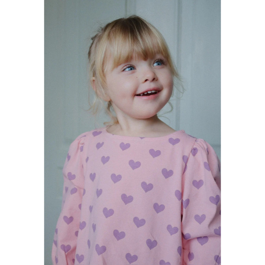 konges-sløjd-drey-slit-blouse-gots-hortensia-coeur-kong-w25ks103786-hc-12m