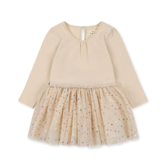 konges-slojd-fairy-ballerina-dress-etoile-multi-brazilian-sand-kong-w23ks6395-sand-2y