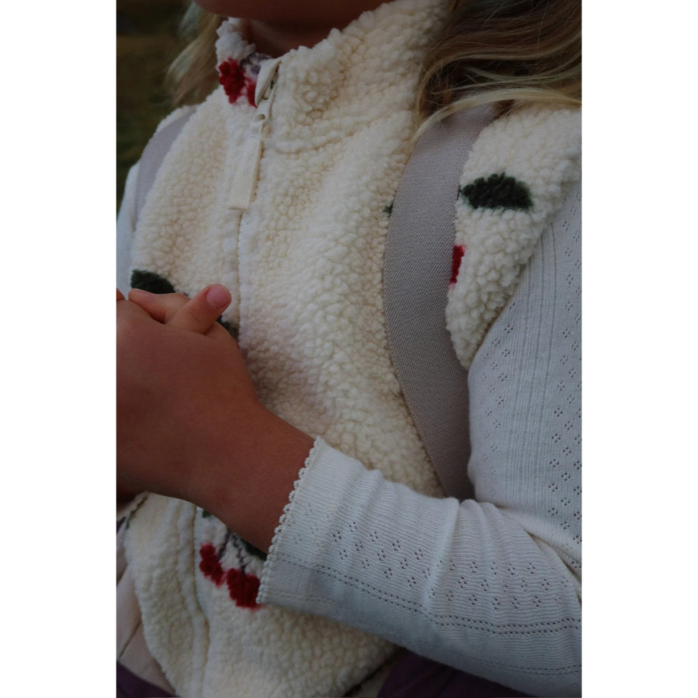 konges-sløjd-jody-teddy-vest-grs-ma-grande-cerise-kong-w25ks103481-mgc-12m